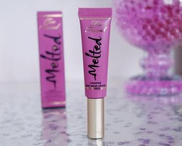 [ Friday Lipstick ] Le cas du Melted Fig de Too Faced