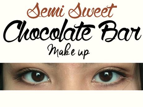 Makeup avec la Semi Sweet Chocolate Bar de Too Faced (tuto)