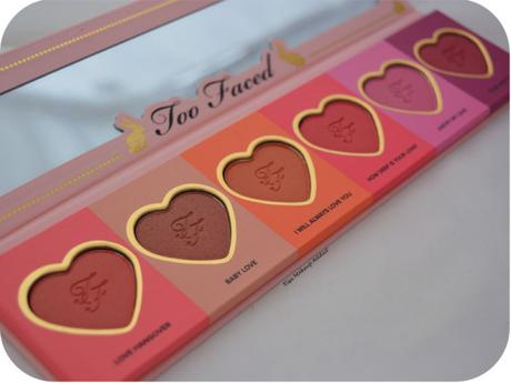 Palette Love Flush Too Faced 6