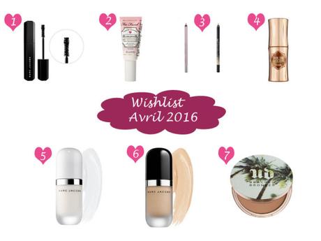 Wishlist Avril 2016