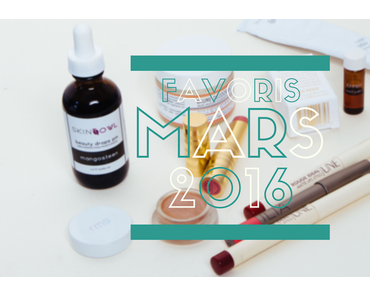 Favoris Beauté Bio Mars 2016