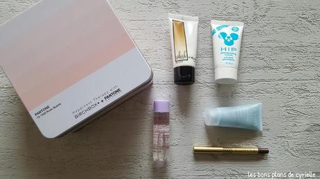 Birchbox d'avril : hapiness therapy avec pantone