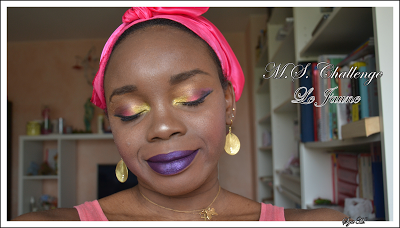 Monday Shadow Challenge # 5 : Un jaune Arc en ciel