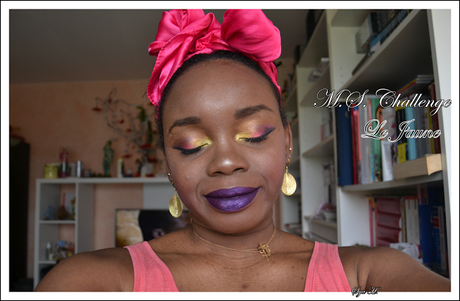 Monday Shadow Challenge # 5 : Un jaune Arc en ciel