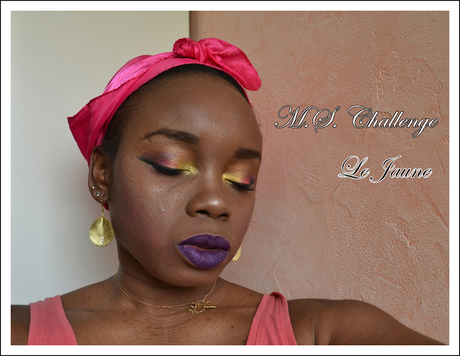 Monday Shadow Challenge # 5 : Un jaune Arc en ciel