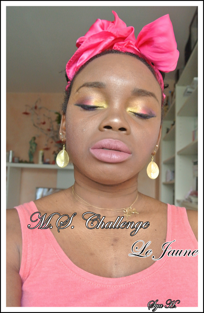 Monday Shadow Challenge # 5 : Un jaune Arc en ciel