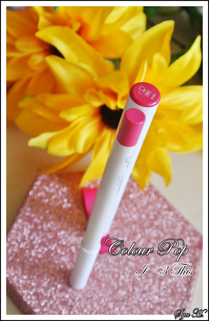 Friday Lipstick  # 37 : Colour Pop I < 3 This Lippie Stix, un rose printanier