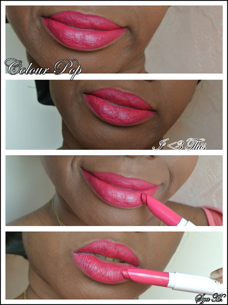 Friday Lipstick  # 37 : Colour Pop I < 3 This Lippie Stix, un rose printanier