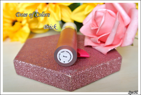 Friday Lipstick  # 36 :  Dose of Colors - Brick