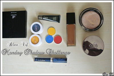 Monday Shadow Challenge # 1 : Le bleu vif