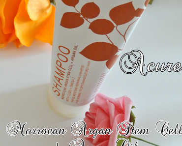 Revue de produits :  Acure  Morroccan  Argan Stem Cell + Argan Oil Shampoo