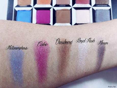 Urban Decay Alice Through the looking glass swatchs