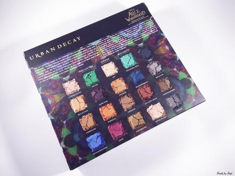 Urban Decay Alice Through the looking glass swatchs