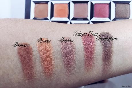 Urban Decay Alice Through the looking glass swatchs