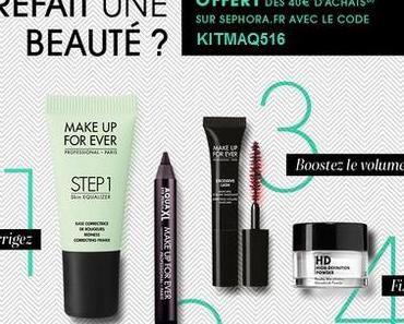 Bon Plan Sephora : Kit Make Up For Ever offert