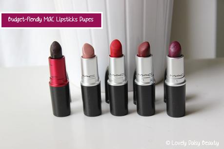 MAC Lipsticks Dupes 💸| Budget Friendly