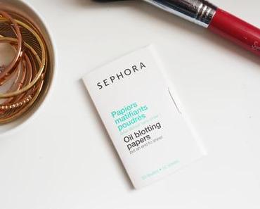 Papiers matifiants poudrés Sephora, mes petits sauveurs !