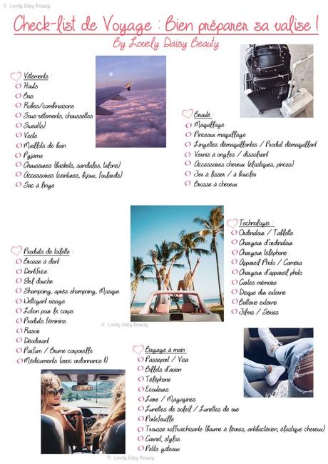 Mes astuces et check-list pour préparer sereinement son voyage ! ✈️ 💼