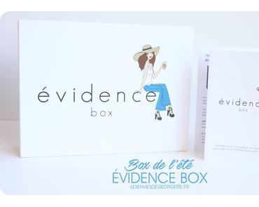 Test de la nouvelle box bio :  » Evidence Box «