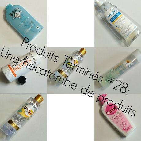 Produits Terminés #28: Une hécatombe de produits