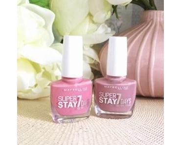 Vernis Super Stay 7 Days MAYBELLINE, mes nouveaux chouchous