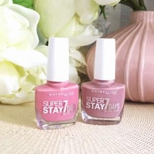 Vernis Super Stay 7 Days MAYBELLINE, mes nouveaux chouchous