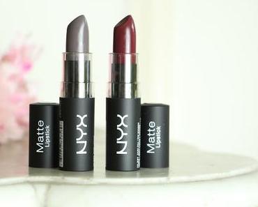 Nouveaux Matte Lipsticks de Nyx - mon avis