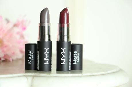 Nouveaux Matte Lipsticks de Nyx - mon avis