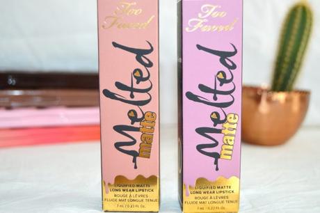 Packaging extérieur Melted matte // Too Faced