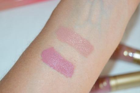 Swatches Melted matte Chil Star et Queen B // Too Faced
