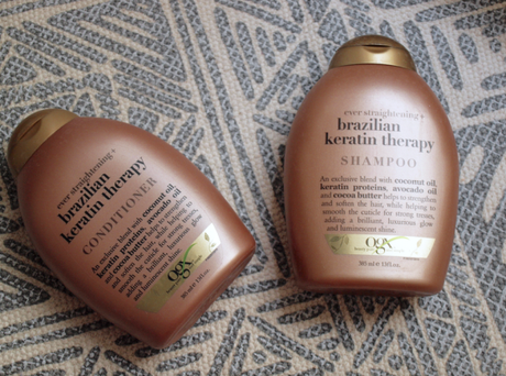 OGX Keratin shampoo and conditionner