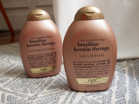 OGX Keratin shampoo and conditionner