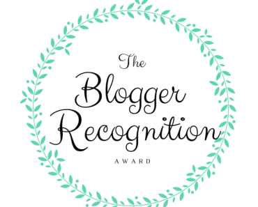 TAG → Blogger Recognition Award