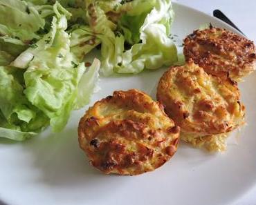 Galettes / muffins quinoa /lentilles corail