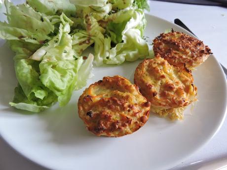 Galettes / muffins quinoa /lentilles corail