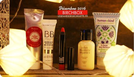 La Birchbox de décembre 2016 au top