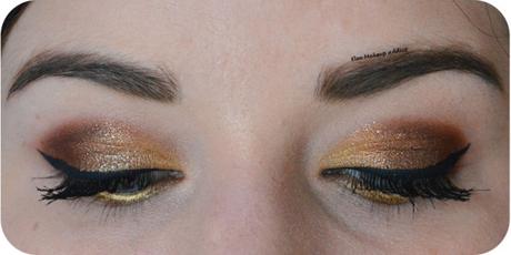 Golden Bronze Makeup pour les Fêtes {Caramel Melange de Zoeva}