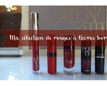 Ma sélection de rouges à lèvres bordeaux 💄