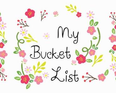 My Bucket List (édition 2017)
