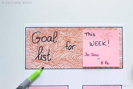 Weekly Goal Planner 🗓 ✅| Do It Yourself !