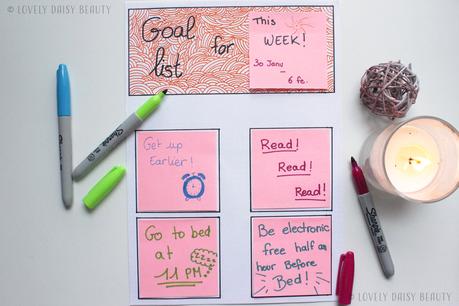 Weekly Goal Planner 🗓 ✅| Do It Yourself !