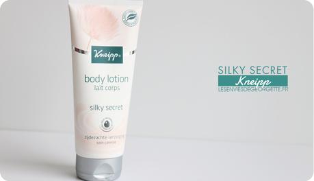 Une peau Silky Secret avec Kneipp