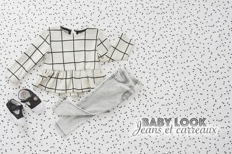 Baby Look - Jeans et carreaux