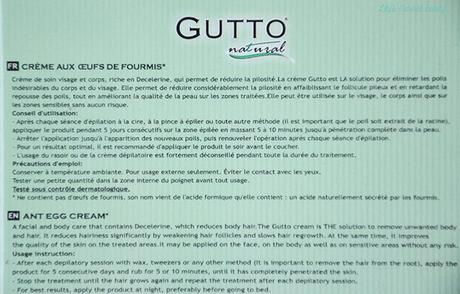 L’éradication des poils avec Gutto.
