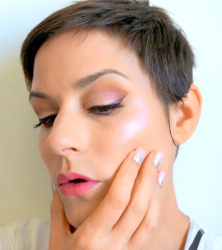 Kiss beauty Challenge - Maquillage Glitter
