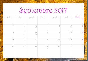 septembre7 2017 calendrier ellia rose paysage