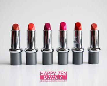 Les rouges à lèvres Happy Zen de Mavala : swatch en vidéo !
