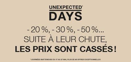 Promotions Unexpected Days Parly 2 (+concours)