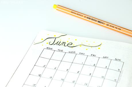 June Bullet journal 🔖| Plan the month with me