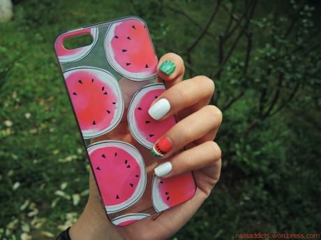 🍉 Watermelon nail art 🍉